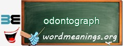 WordMeaning blackboard for odontograph